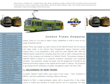 Tablet Screenshot of inekon-trams.com